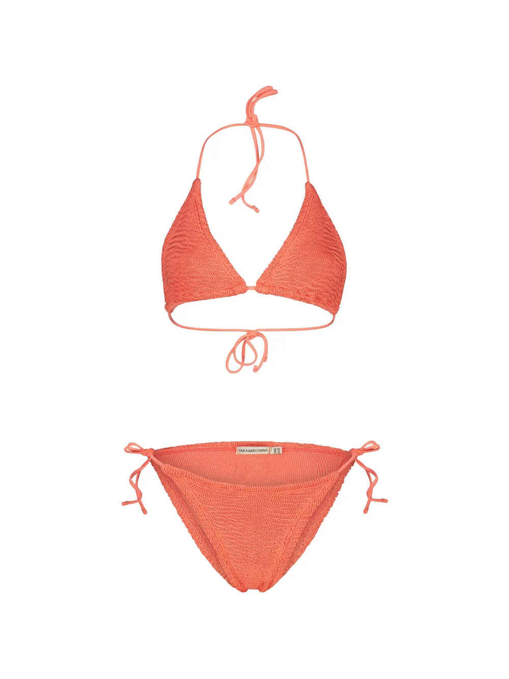 PARAMIDONNA Ema textured bikini - Arancione