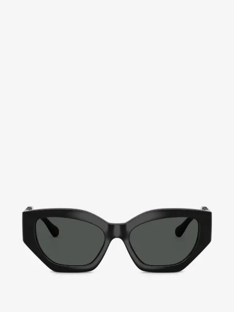 Versace Kids lentes de sol con armazón geométrica