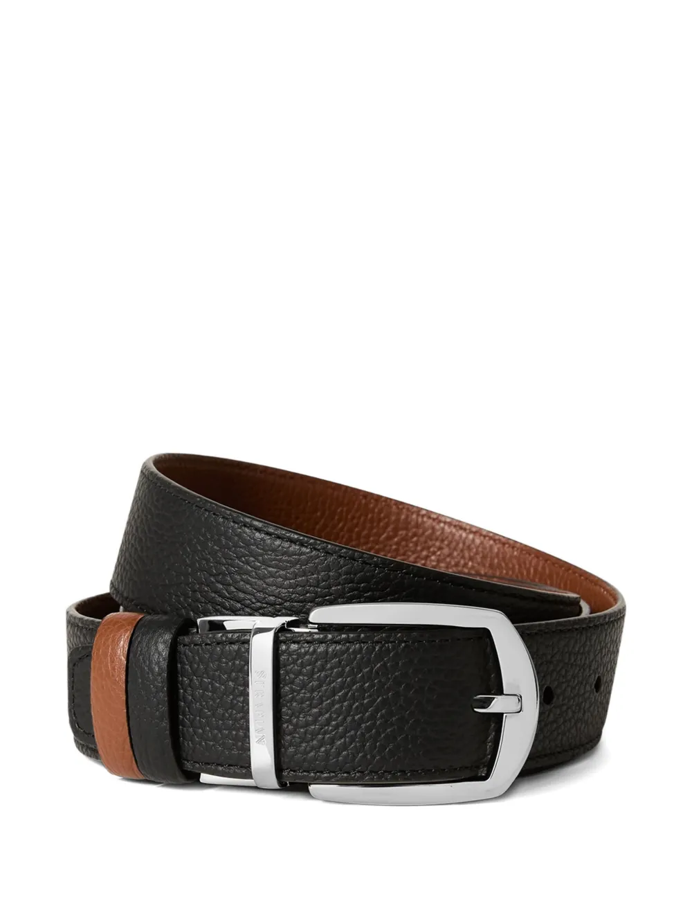 Serapian leather belt - Nero