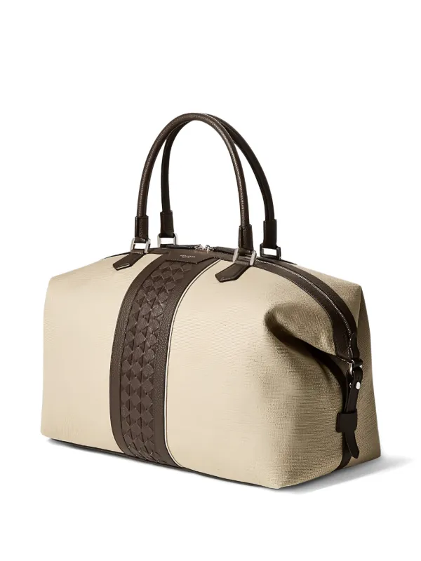 Serapian Double-handle Holdall in Neutrals