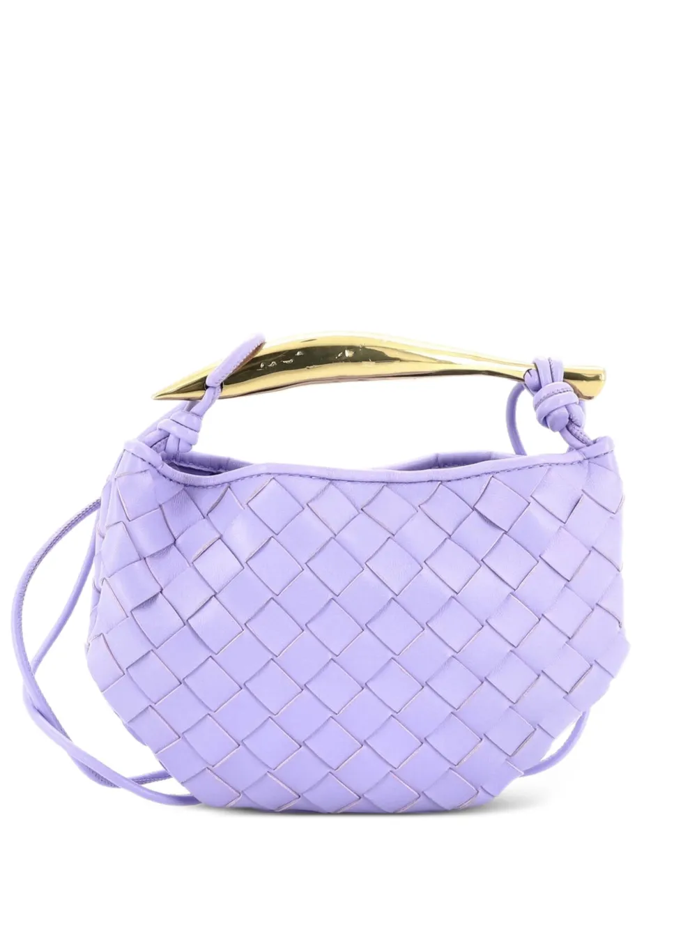 Bottega Veneta Pre-Owned Sardine Top Handle Bag Intrecciato Nappa Mini satchel - Viola