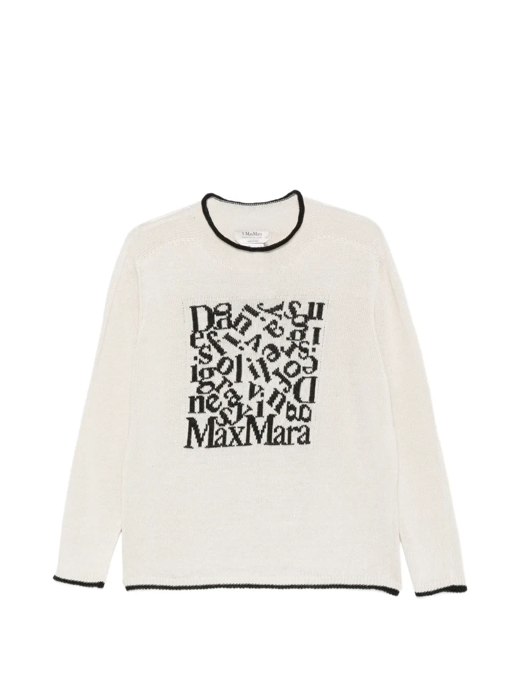 'S Max Mara Attore printed sweater - Toni neutri