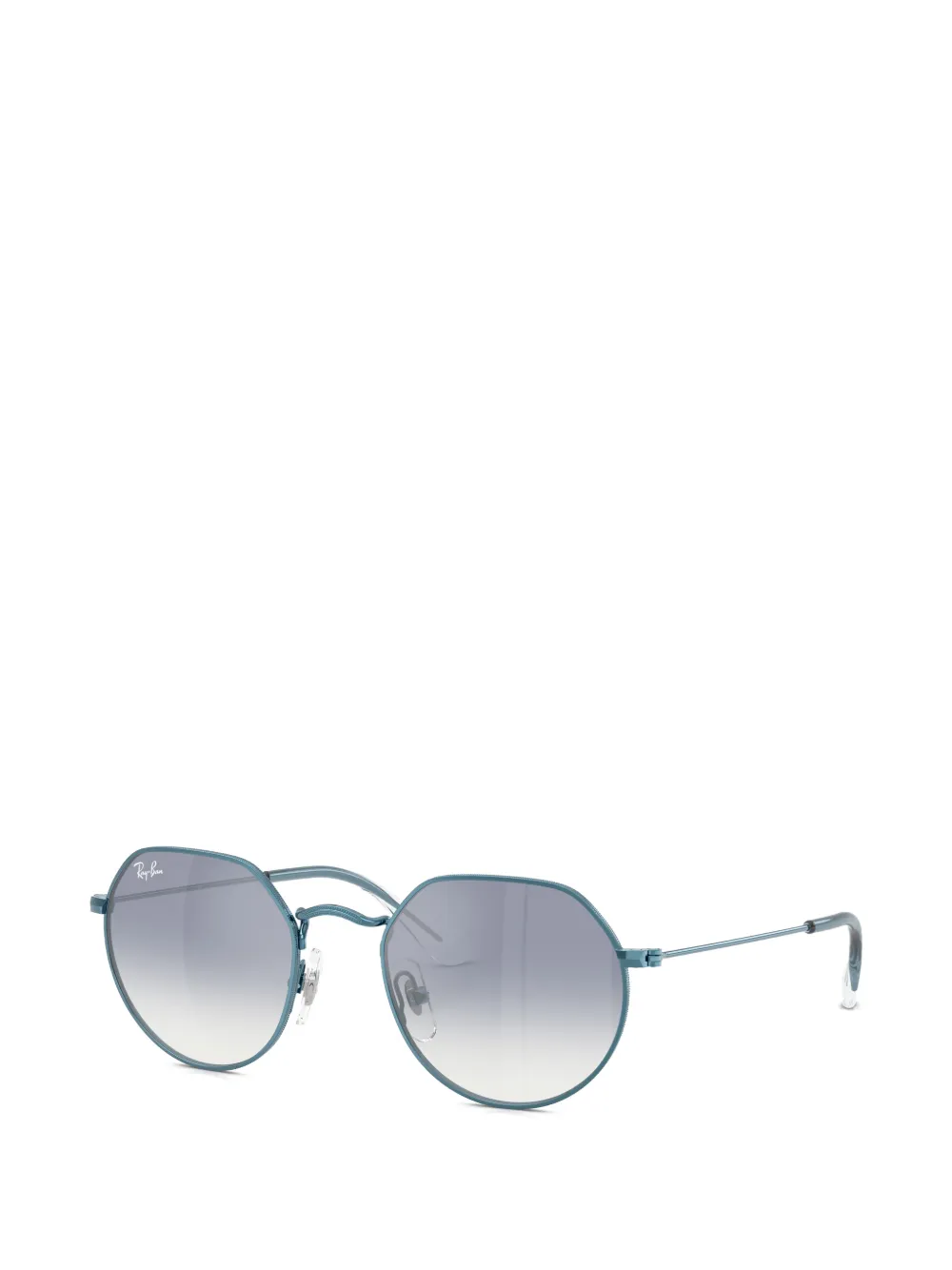 RAY-BAN JUNIOR Jack zonnebril met rond montuur Blauw