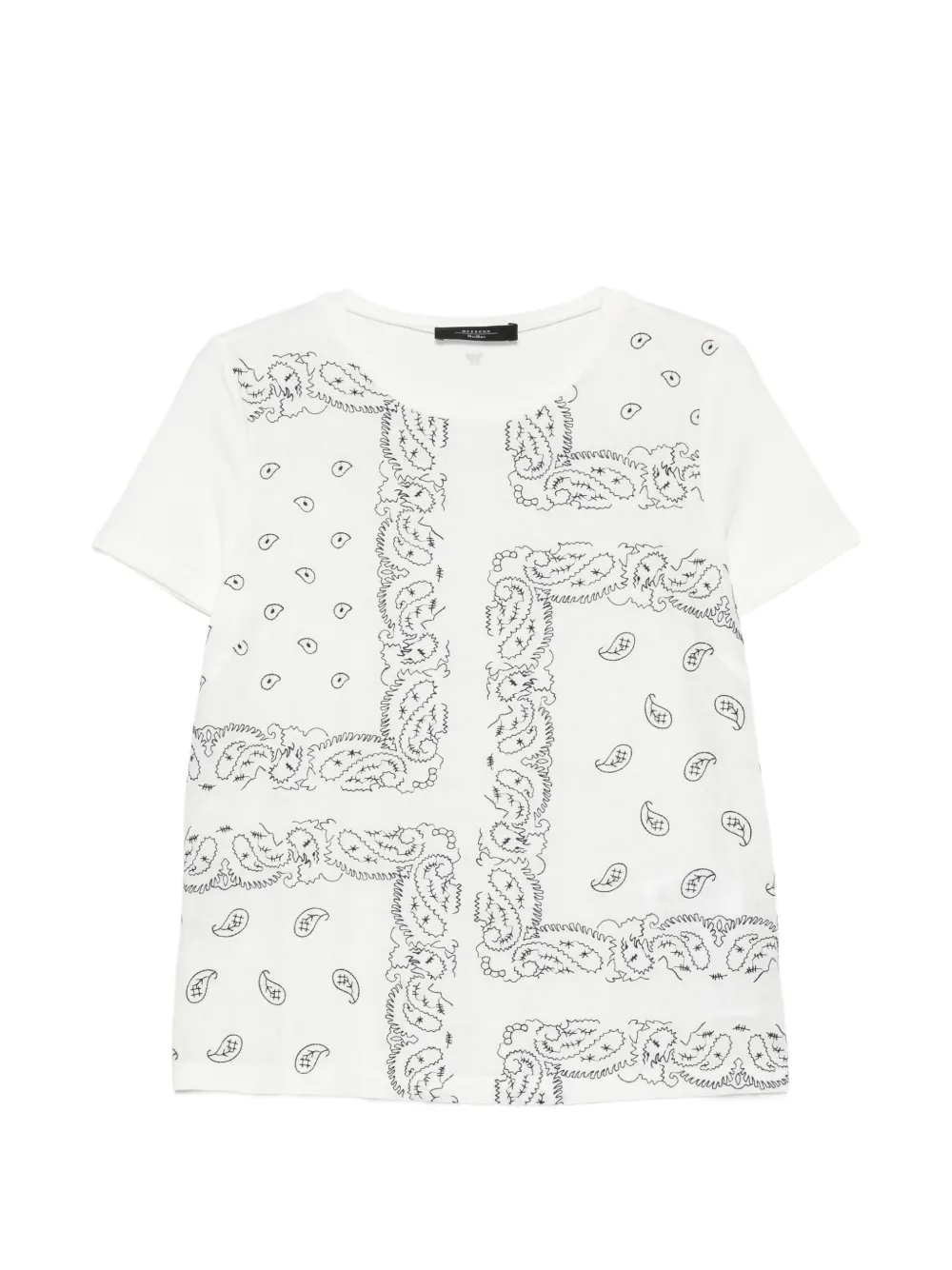 Weekend Max Mara Genio patterned top - Bianco