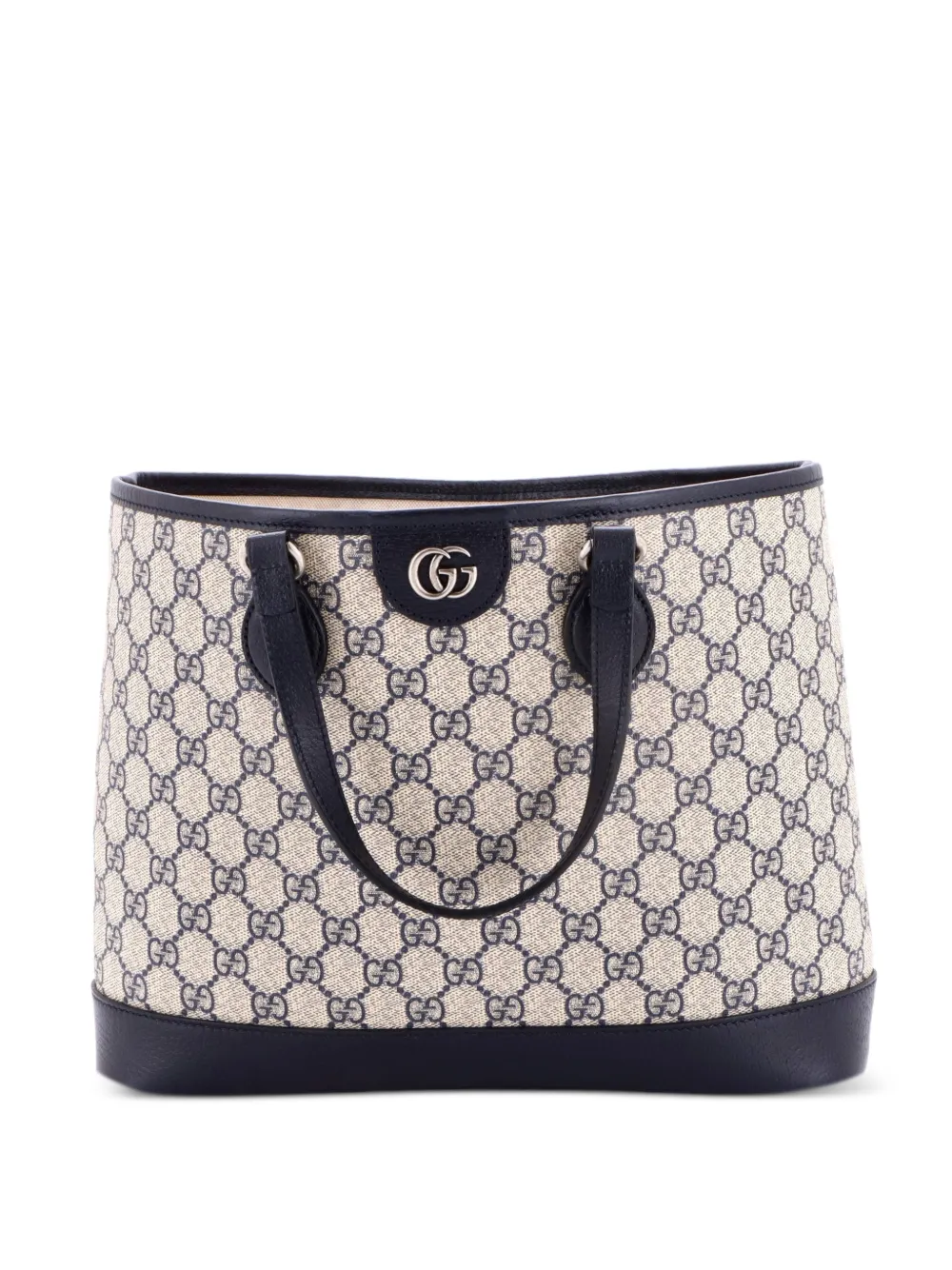Gucci Pre-Owned Ophidia Top Handle Shopping GG Coated Canvas and Leather Small tote bag - Blu