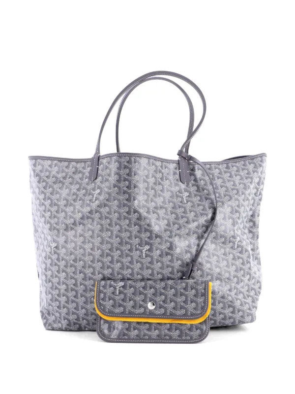 Goyard グレー サンルイ GM Goyard Pre-Owned Saint Louis Coated Canvas GM Tote Bag | Grey