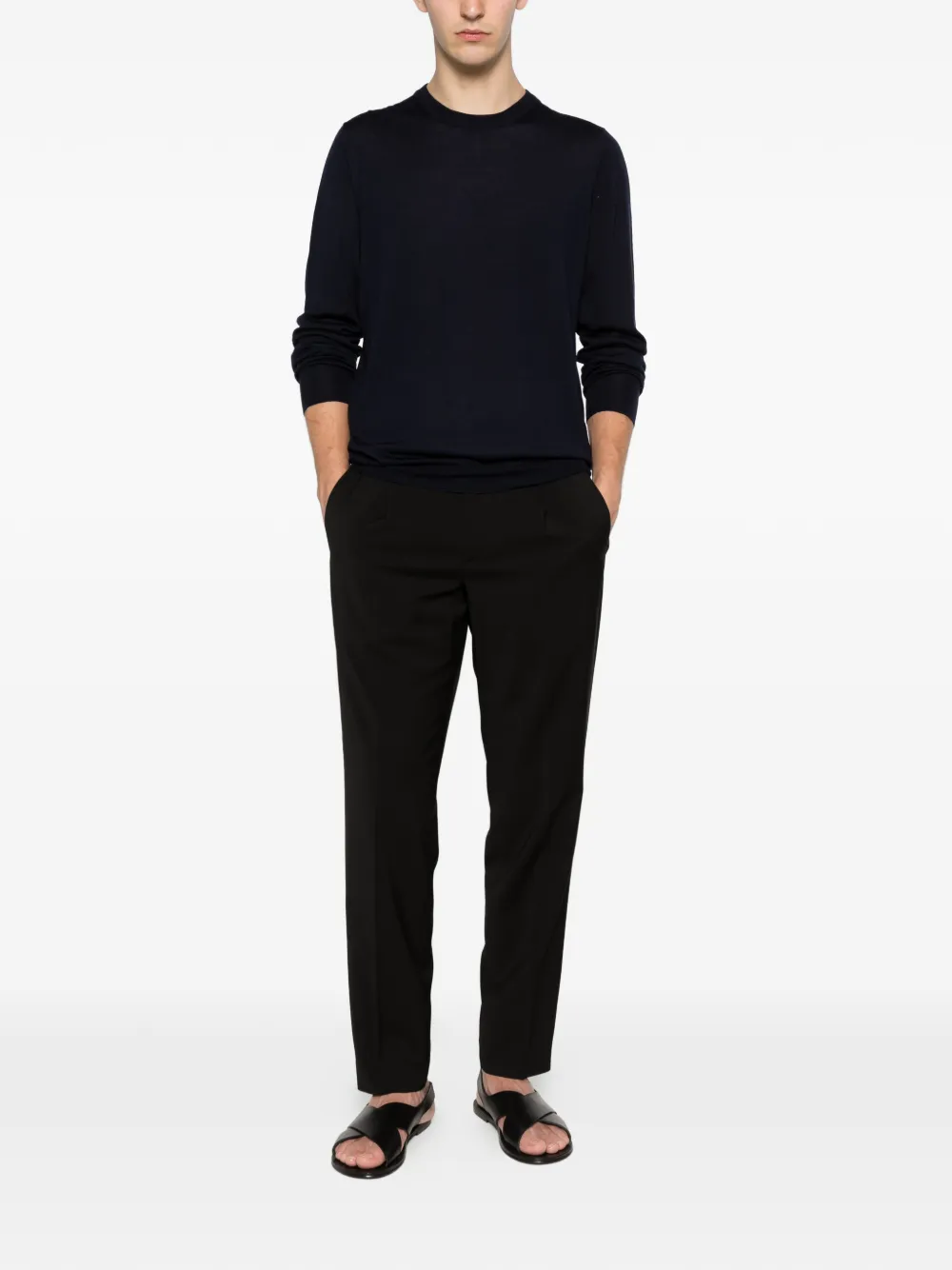 Tagliatore Top met ronde hals Blauw