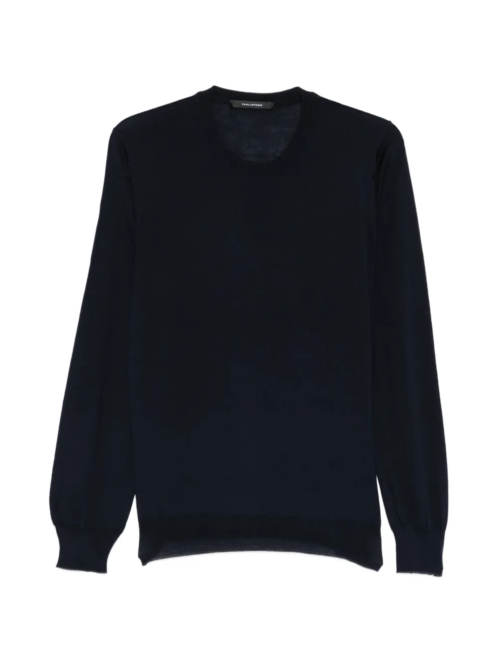 Tagliatore crew neck knitted top - Blau