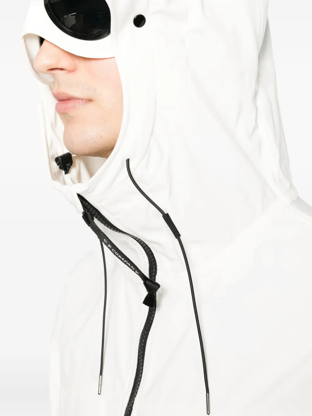 C.P. Company Jack met capuchon Wit