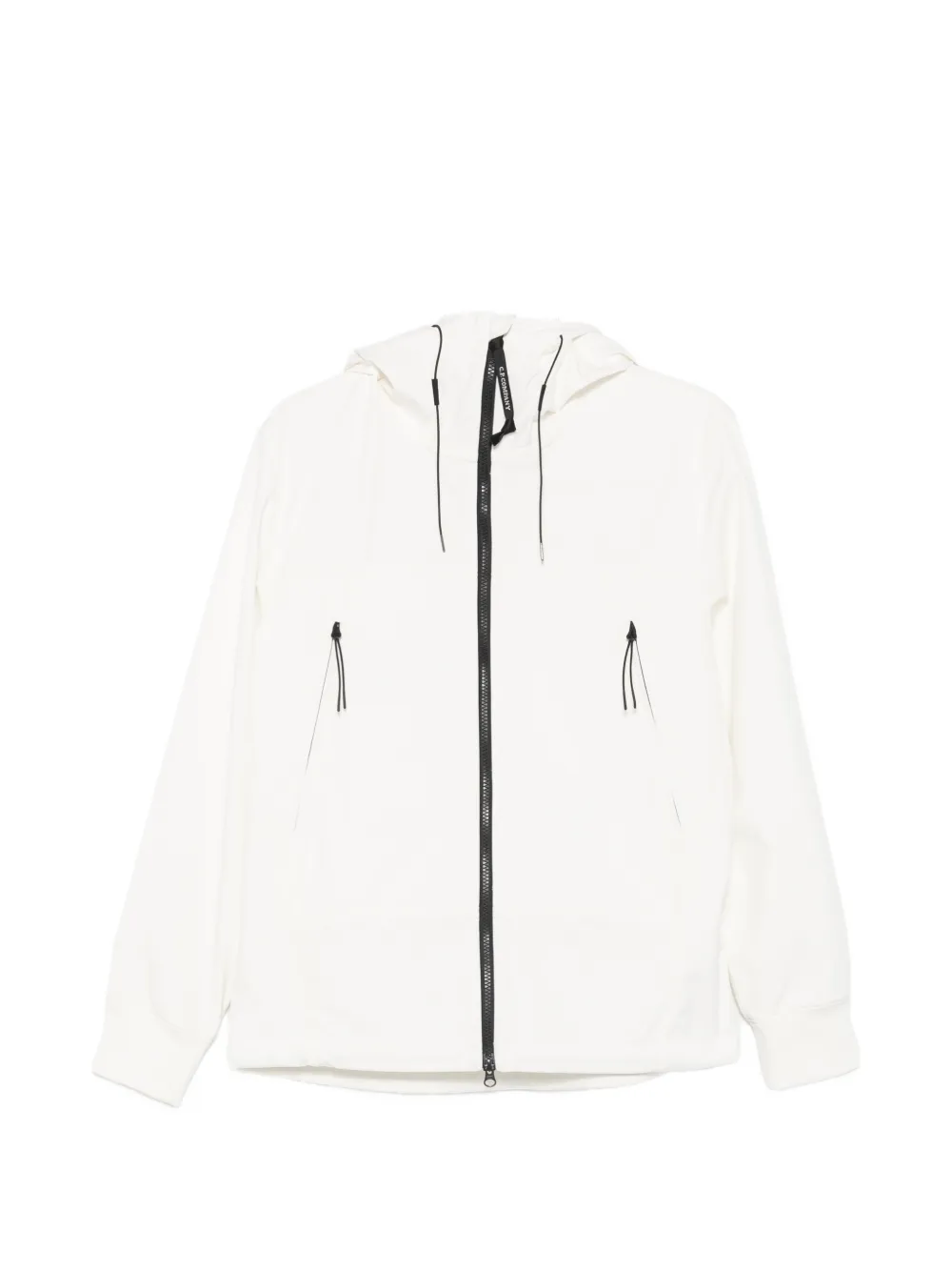 C.P. Company Goggle-detail hooded jacket - Weiß