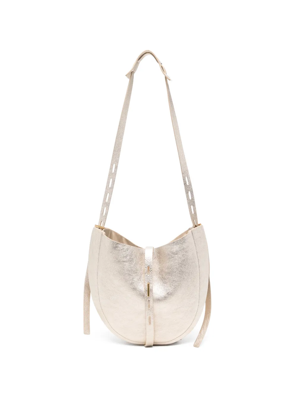 MINOBOSSI metallic-effect Lizzie shoulder bag - Oro
