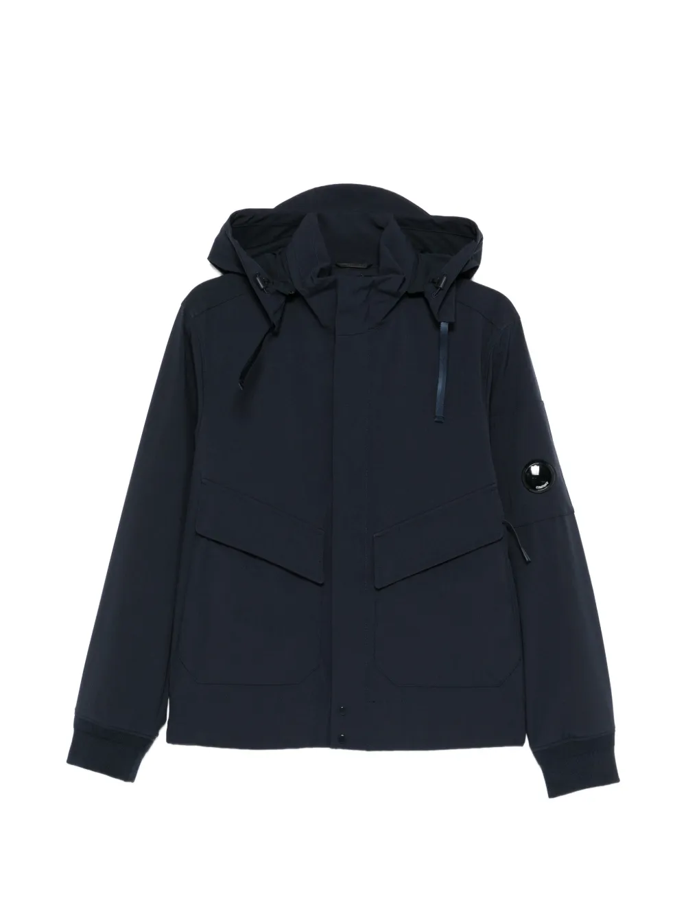 C.P. Company lens-detail hooded jacket - Blu