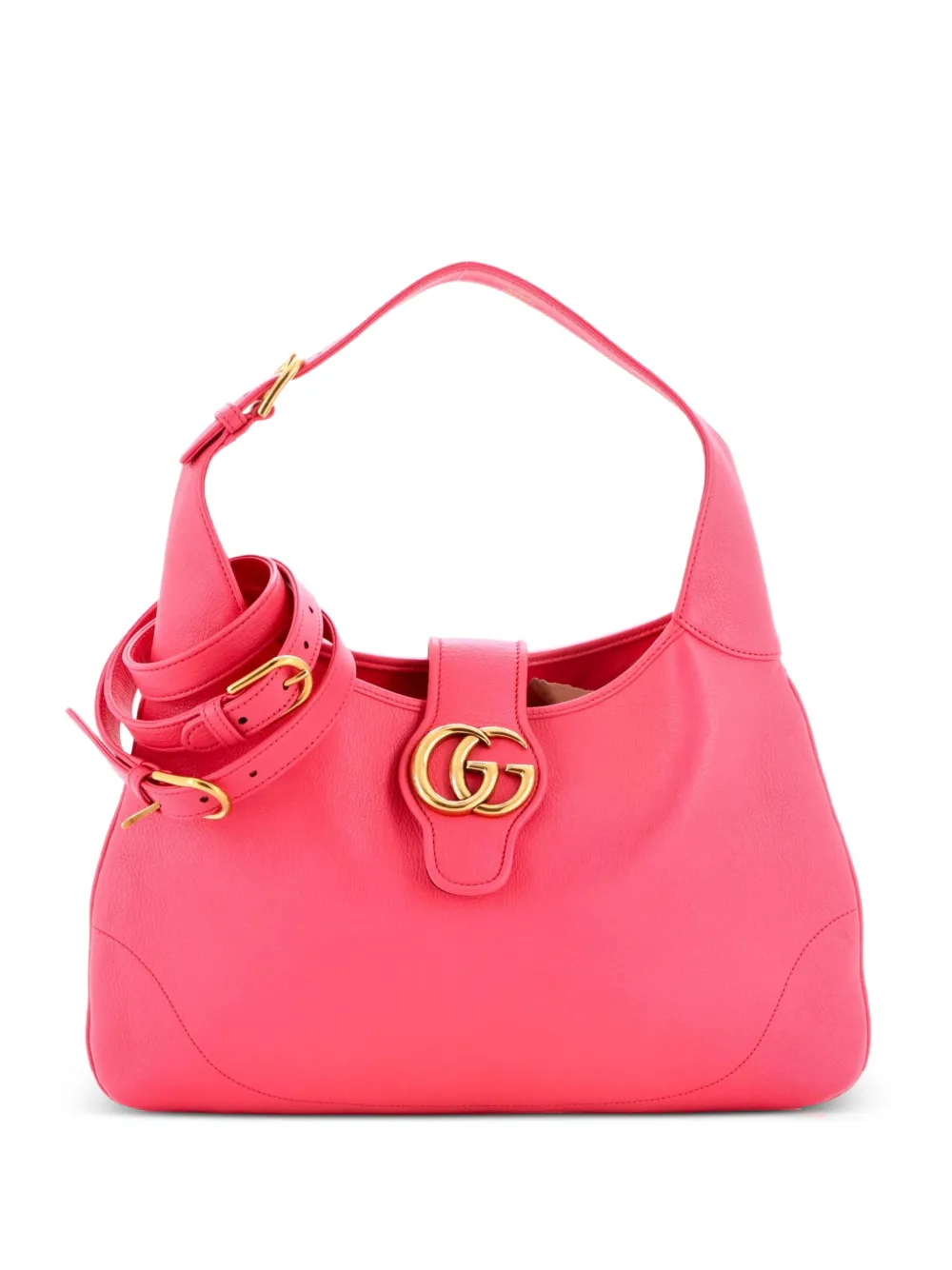 Gucci Pre-Owned Aphrodite Leather Medium shoulder bag - Rosa