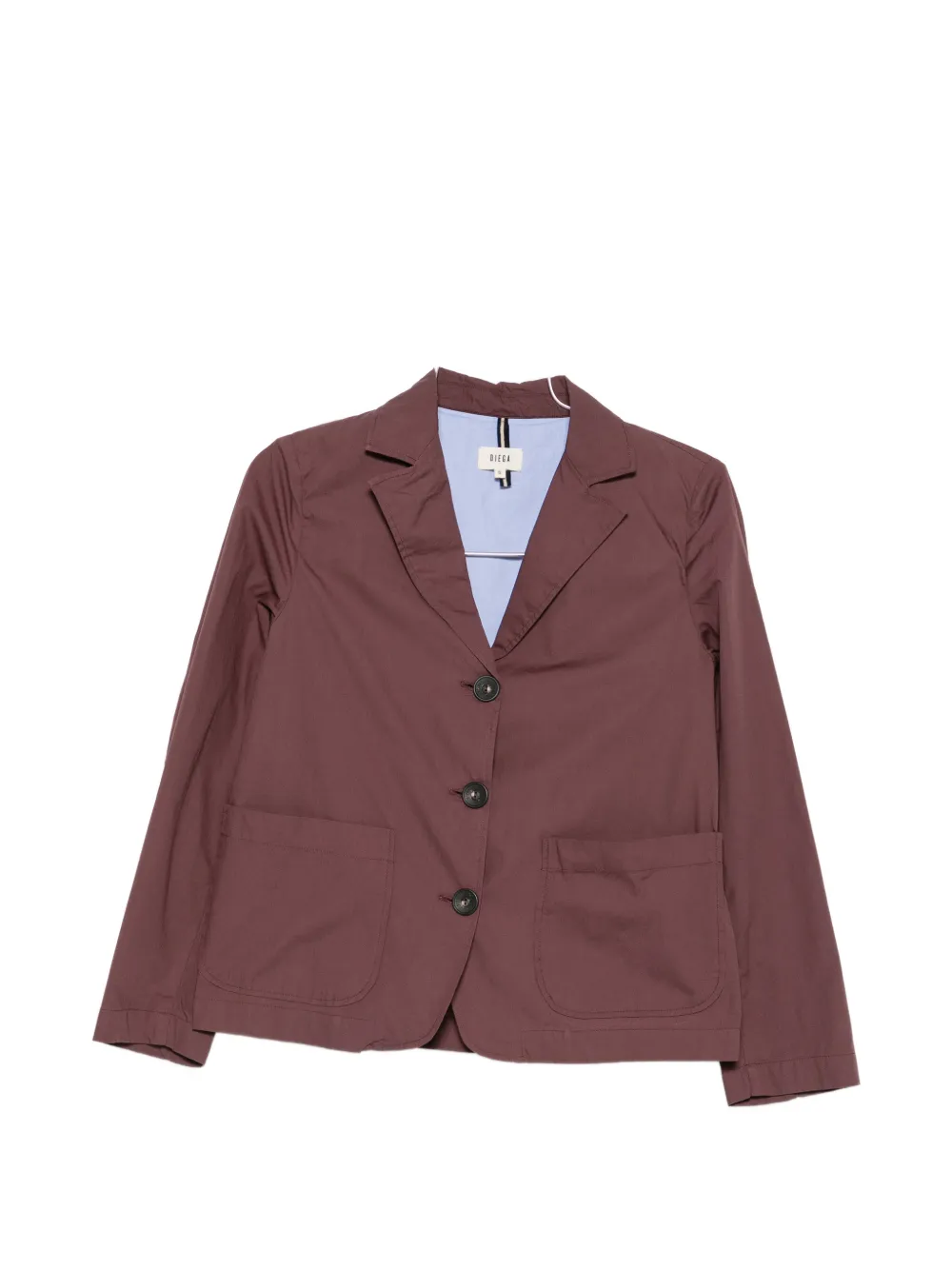 Diega button-up patch-pocket blazer - Violett