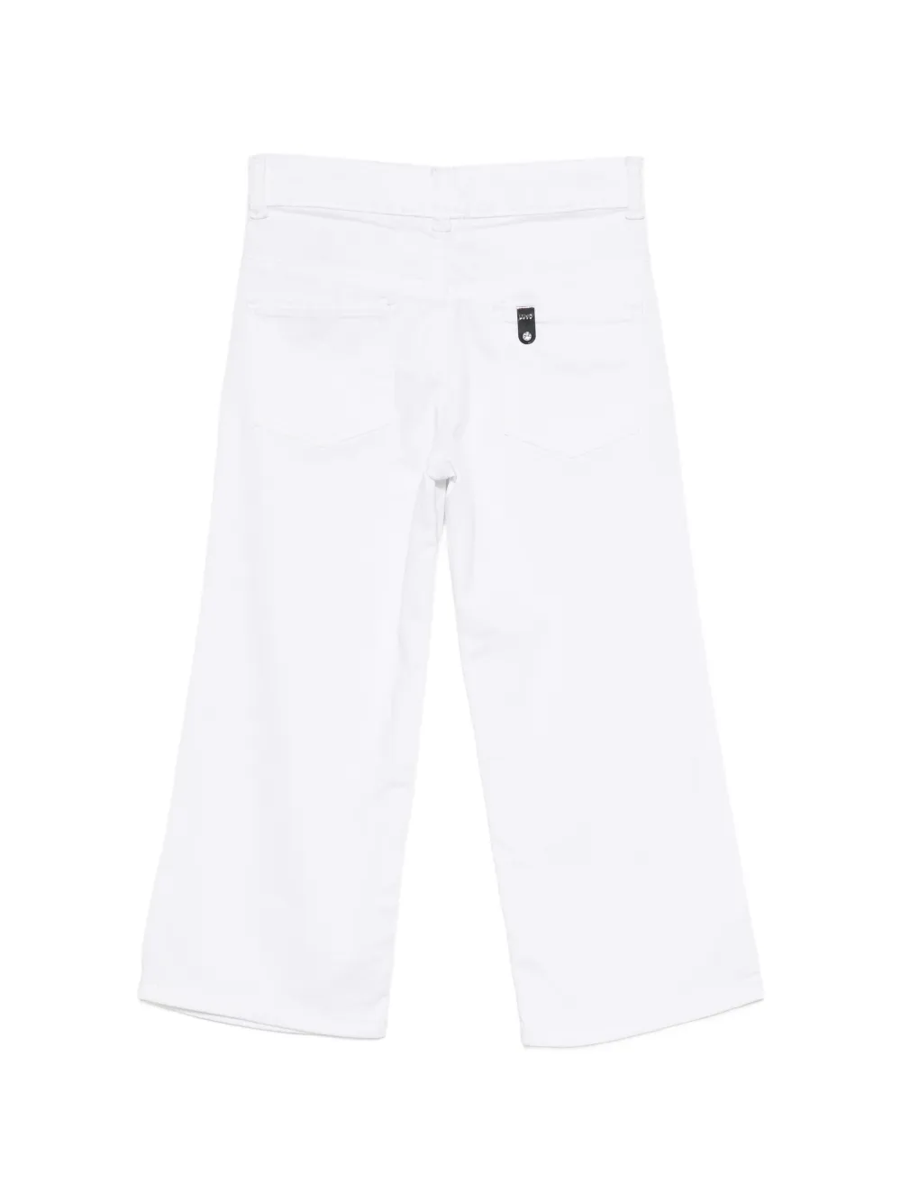Liu Jo Kids Jeans met logoplakkaat Wit