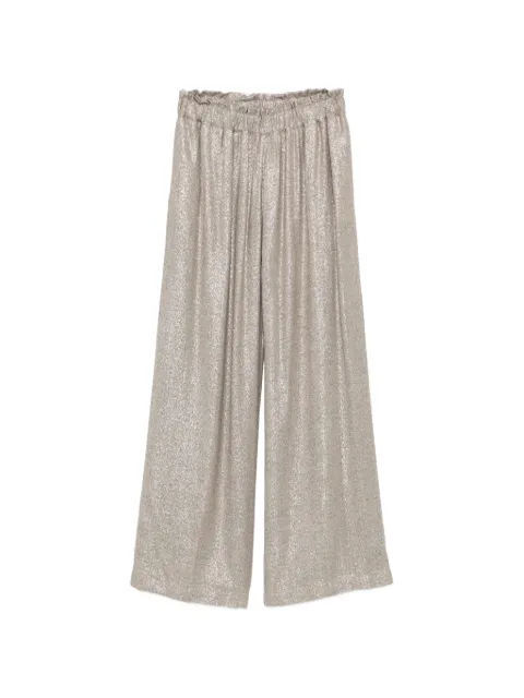 Diega metallic wide-leg palazzo pants