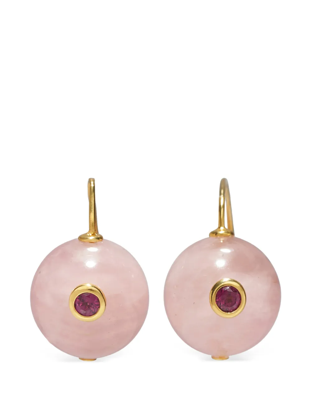 Lizzie Fortunato Comet quartz earrings - Oro