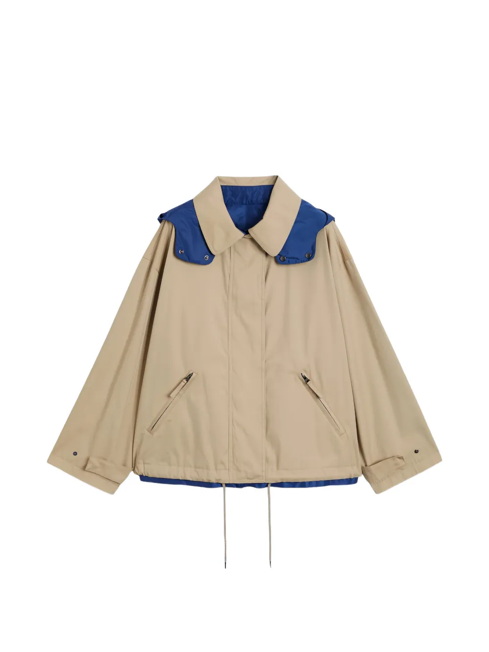 ASPESI reversible hooded jacket - Toni neutri