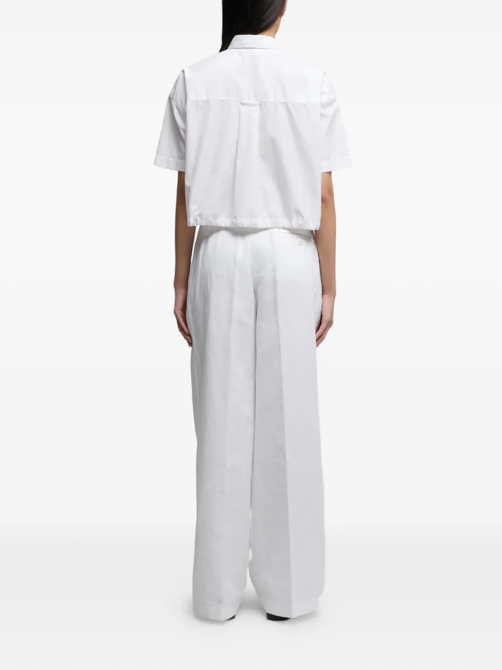  Aspesi Wide-leg Trousers - White 