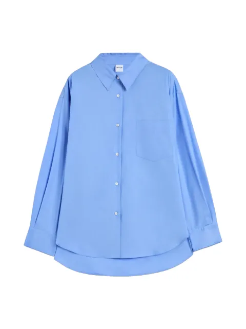 ASPESI curved-hem shirt