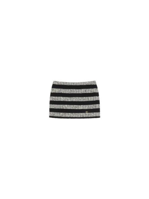 Valentino Garavani — mini skirt in maxi stripe tweed