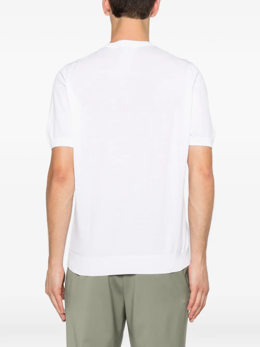 Tagliatore Josh T-shirt met korte mouwen Wit