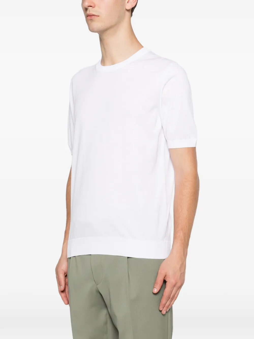 Tagliatore Josh T-shirt met korte mouwen Wit