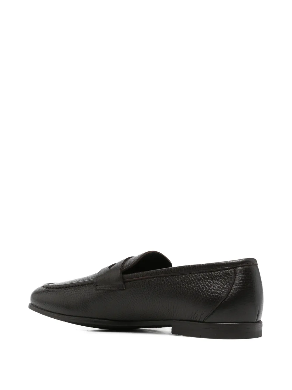 Canali penny leather loafers Bruin