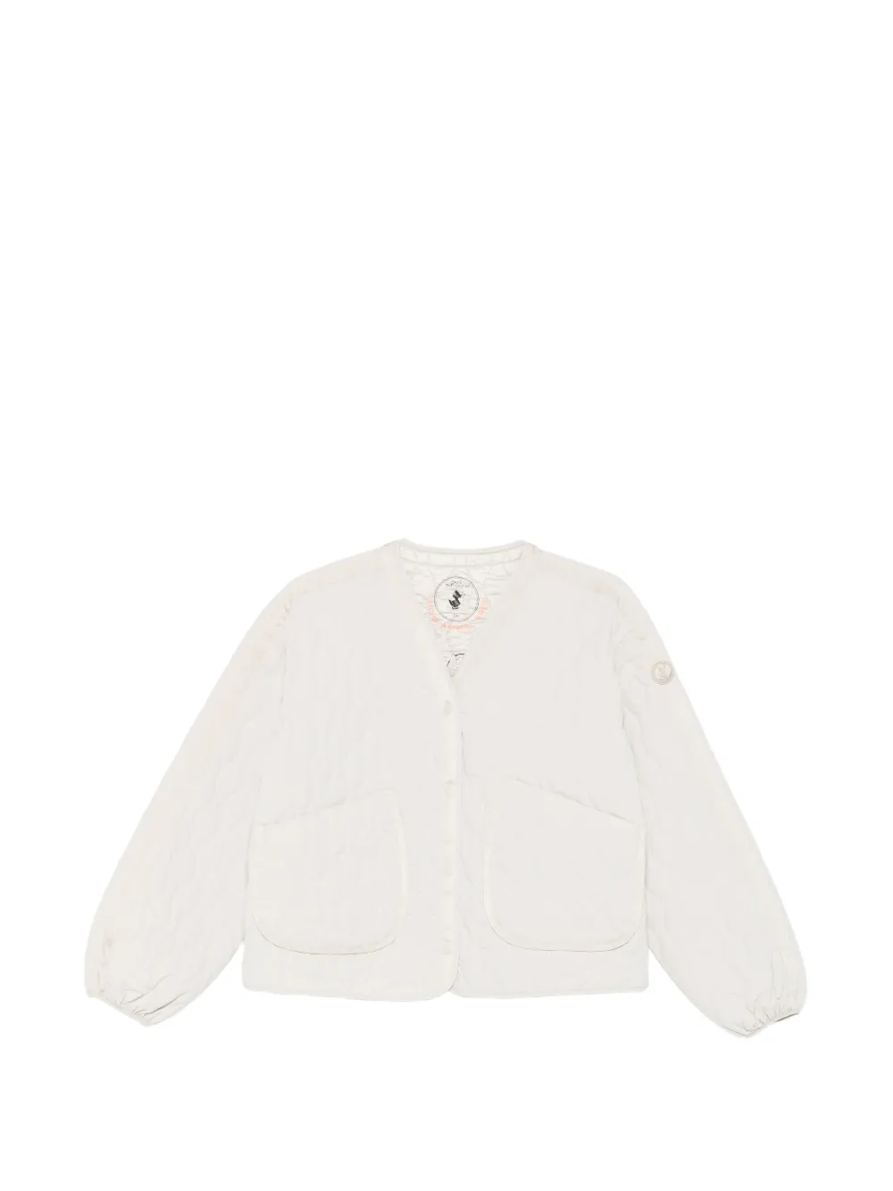 Save The Duck wave-quilted jacket - Neutrals
