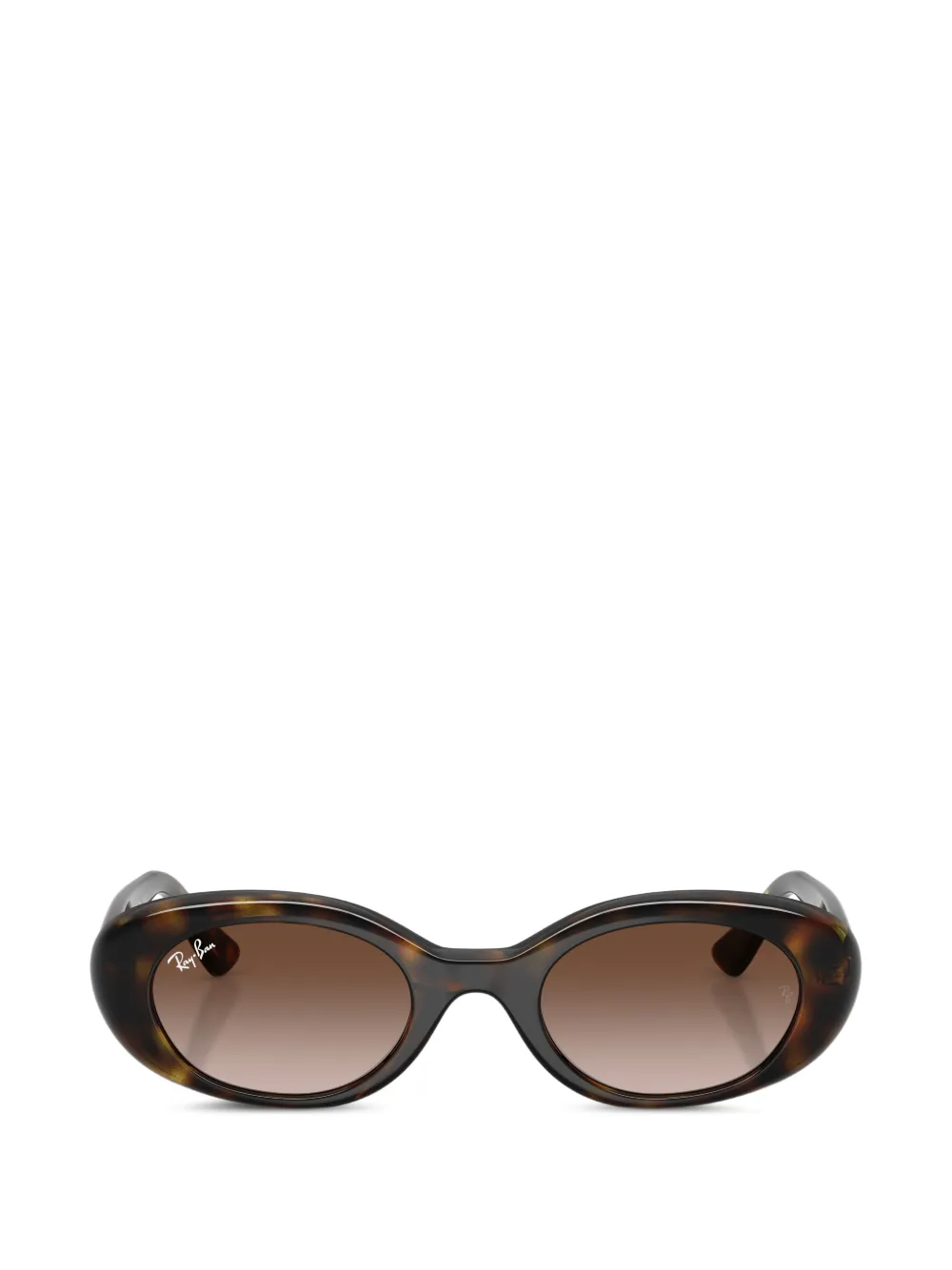 RAY-BAN JUNIOR oval-frame sunglasses - Marrone