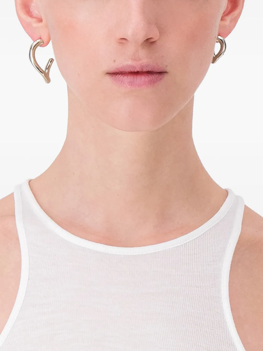 Justine Clenquet Yara twisted earrings - Argento