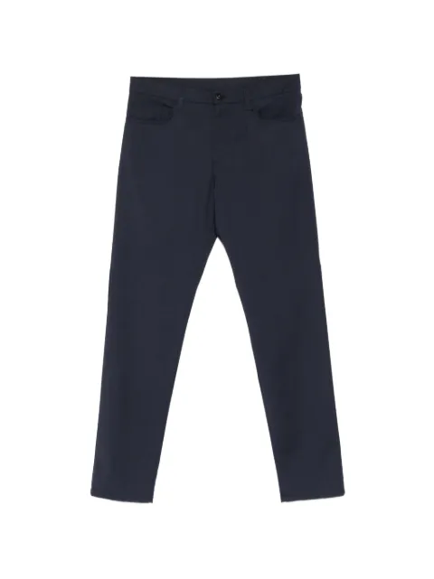 Canali button-fastening trousers