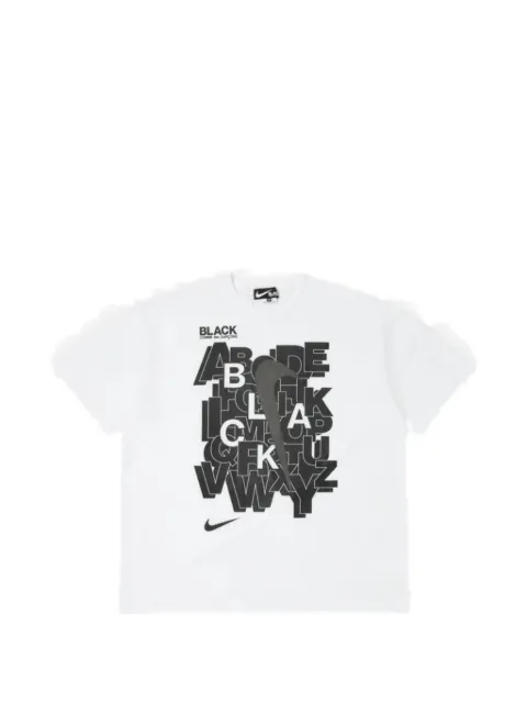 Black Comme Des Garçons x Nike print T-shirt