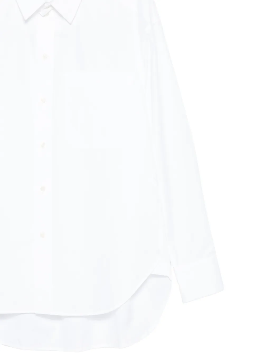 WARDROBE.NYC Katoenen blouse Wit