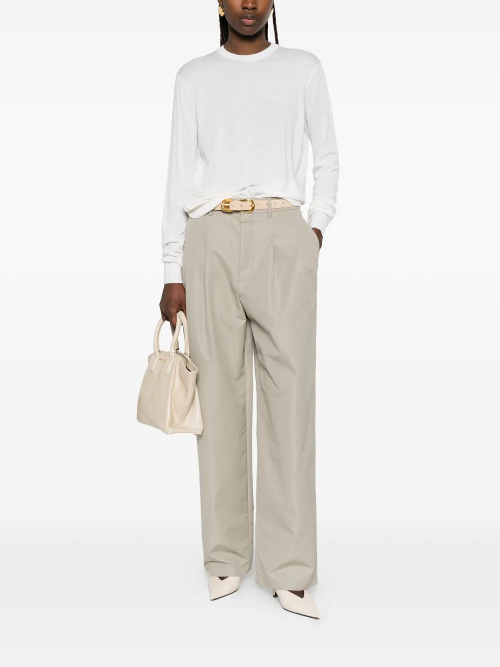WARDROBE.NYC Plooibroek Grijs