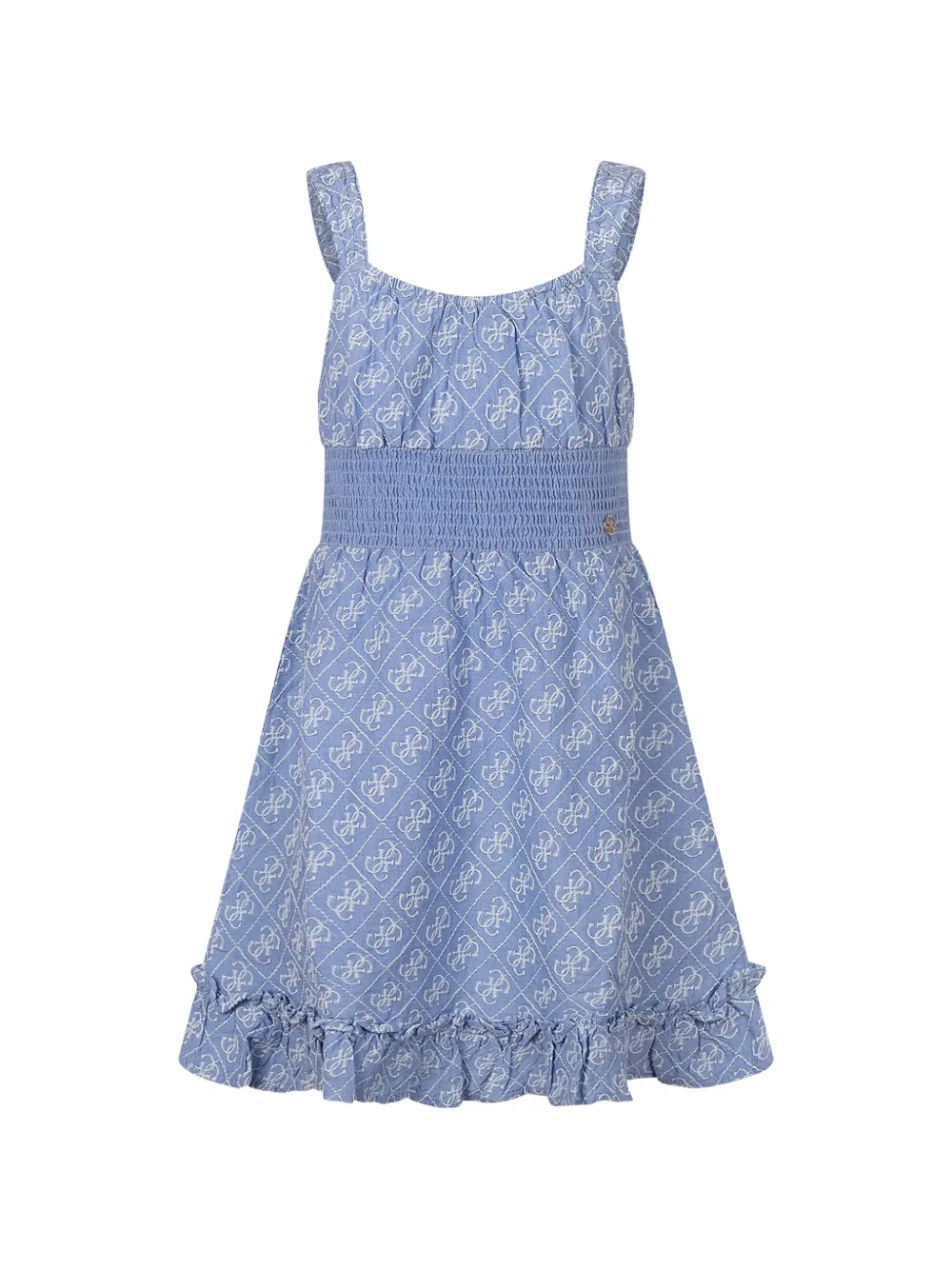 Guess kids Jurk met ruches Blauw