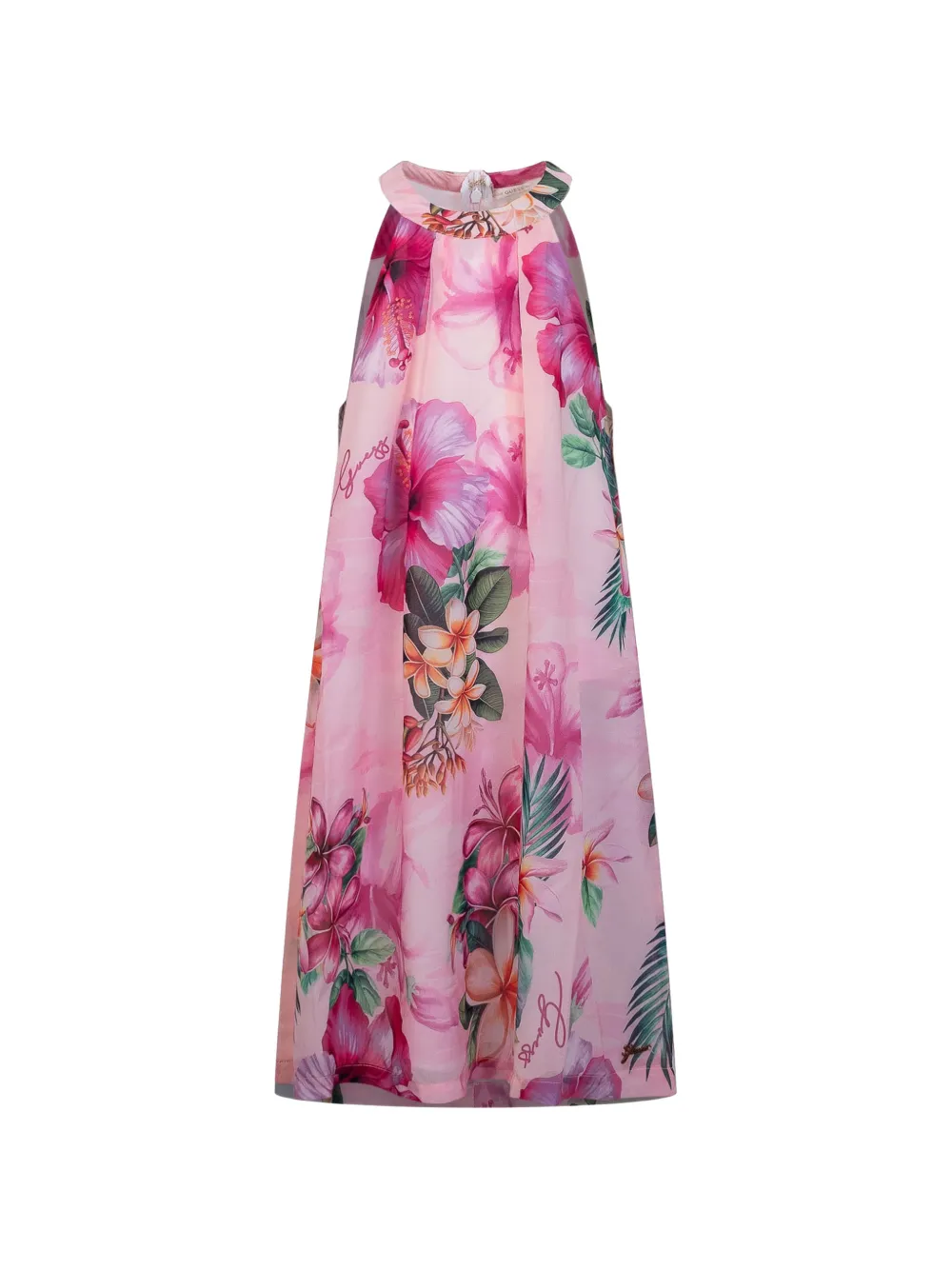 guess kids Abito con stampa a fiori - Rosa