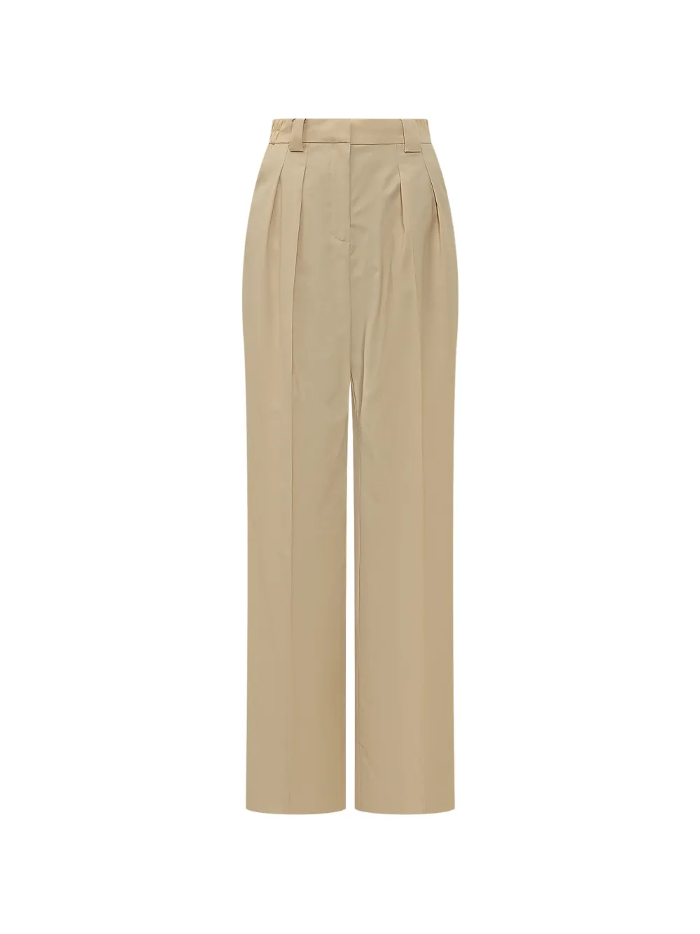 moms pants pleated wool trousers - Toni neutri
