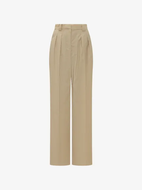 moms pants pleated wool trousers