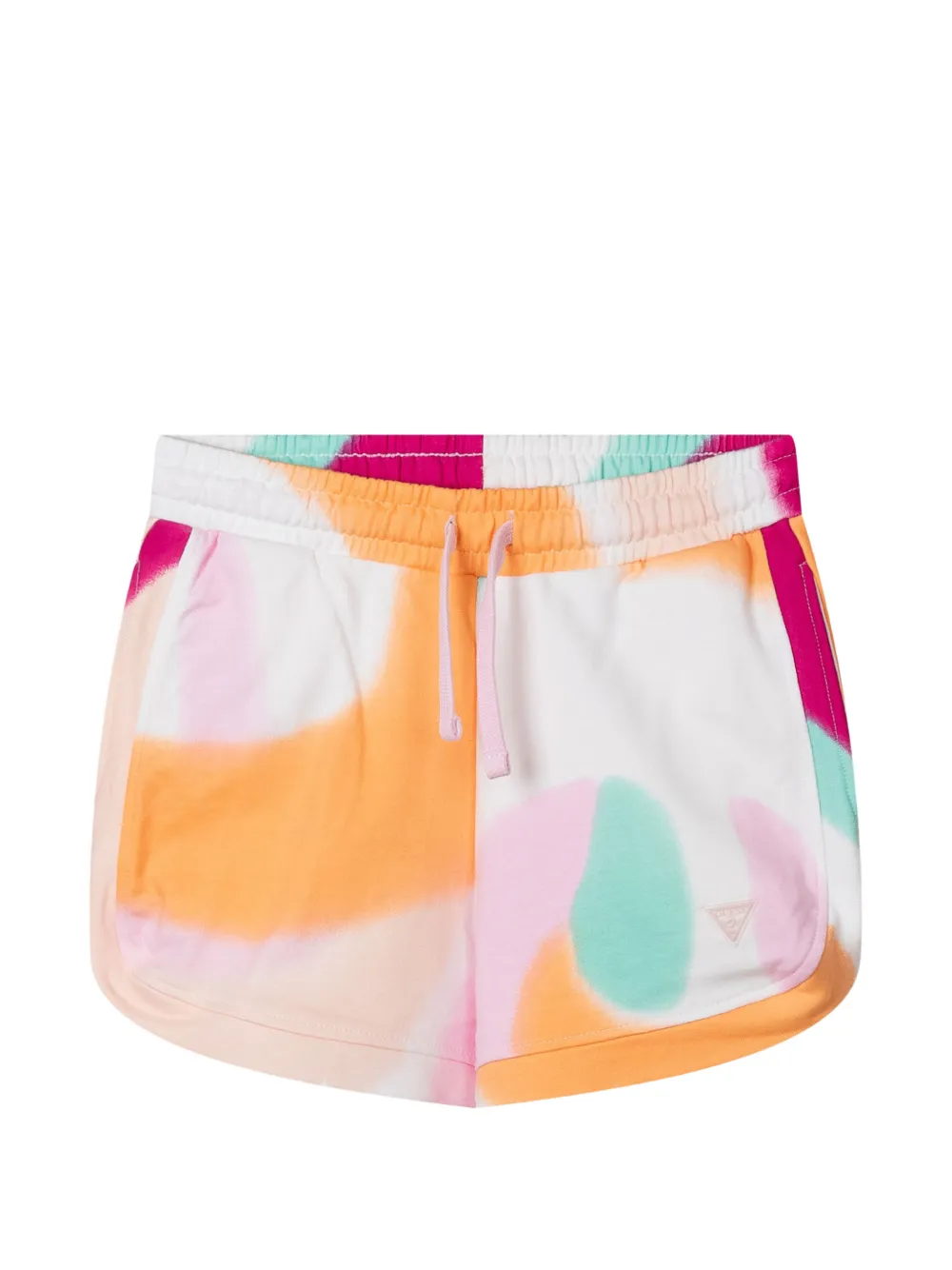 guess kids Shorts con stampa tropicale - Bianco