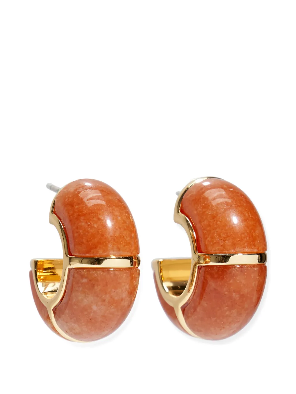 Lizzie Fortunato Zellige hoop earrings - Oro