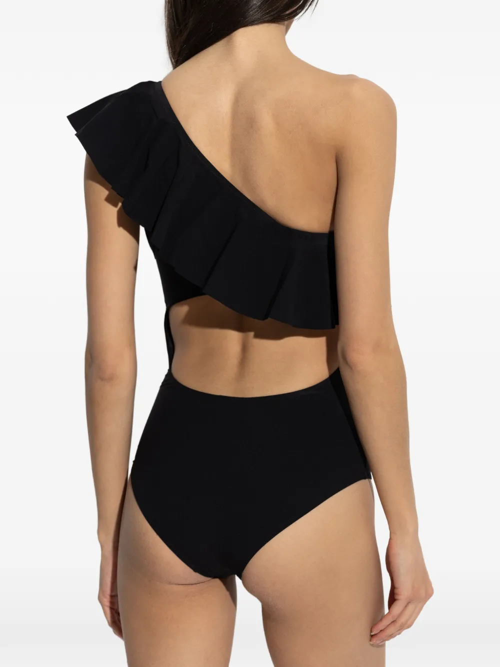 ISABEL MARANT Badpak met ruches Zwart