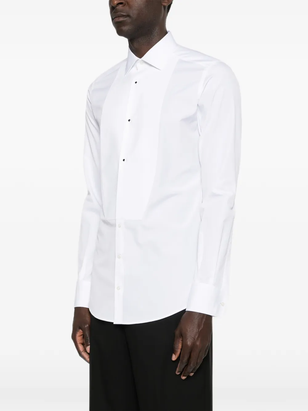 Dolce & Gabbana Smoking overhemd van katoenen-popeline Wit