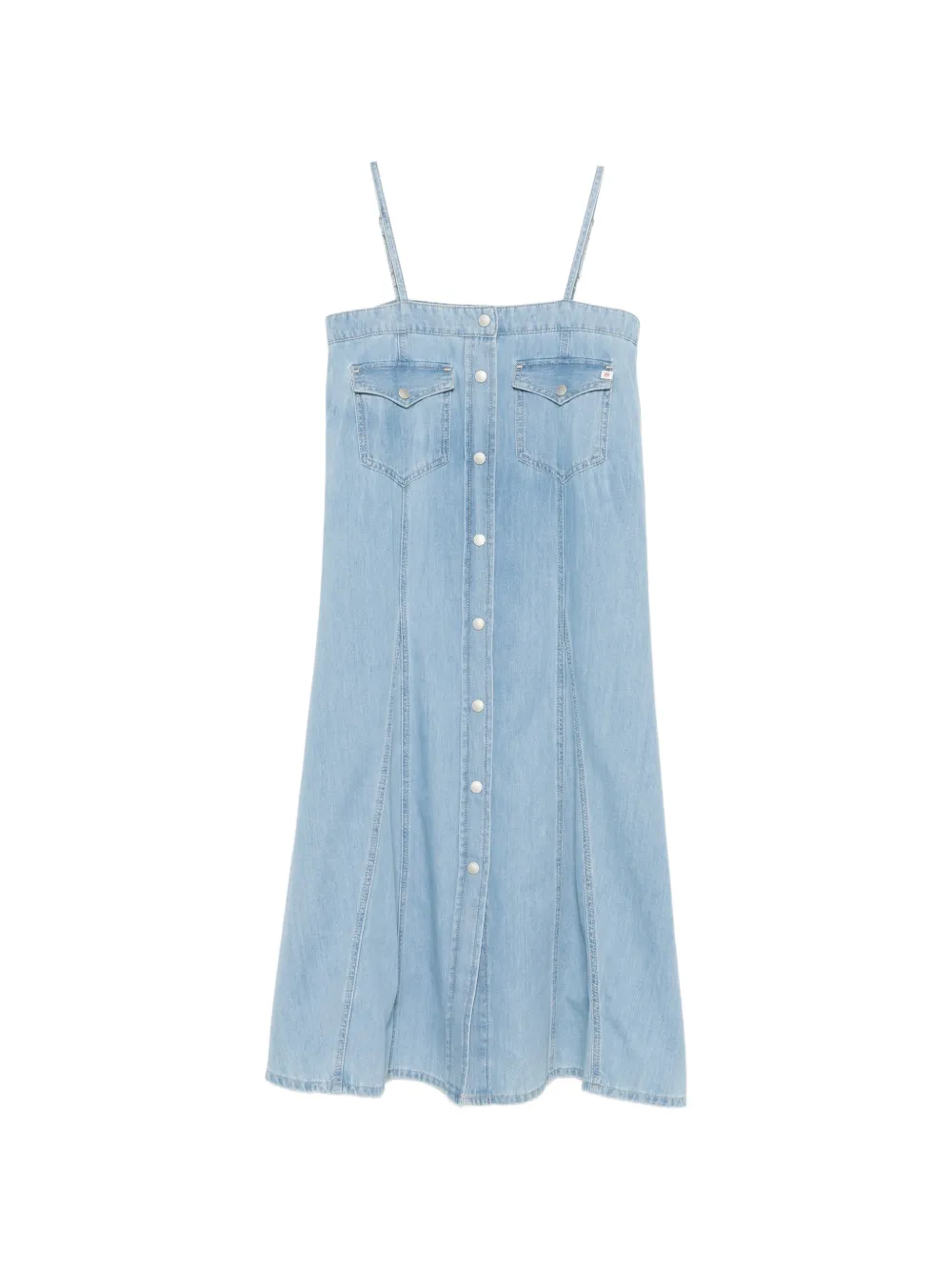 AG Jeans buttoned pocket dress - Blu