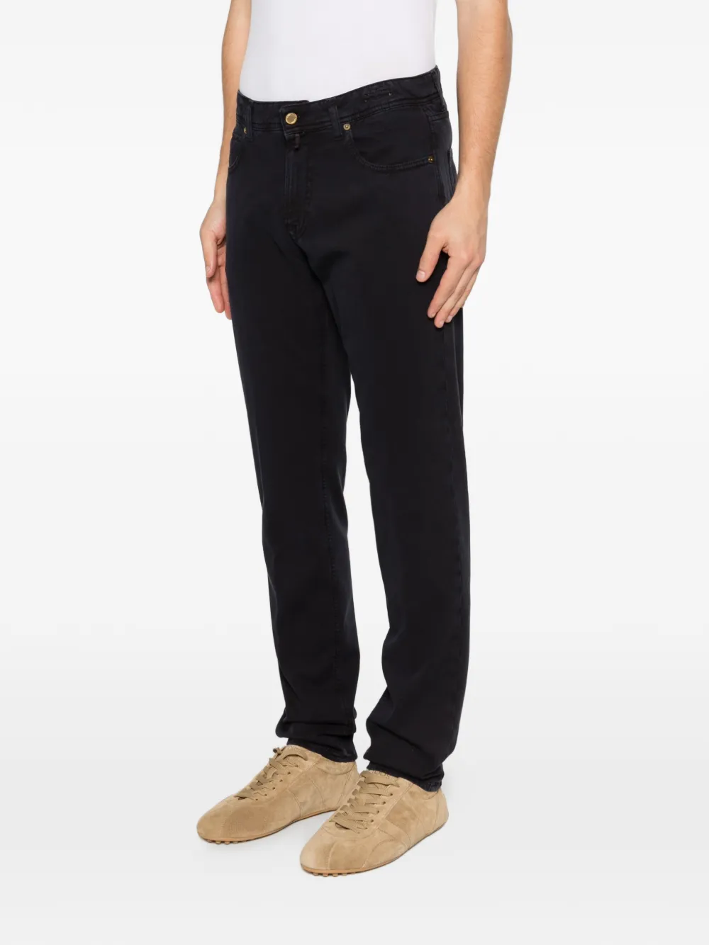 Briglia 1949 Broek met textuur Zwart