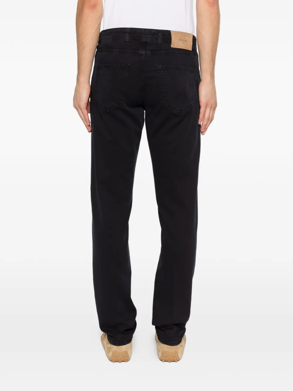 Briglia 1949 Broek met textuur Zwart