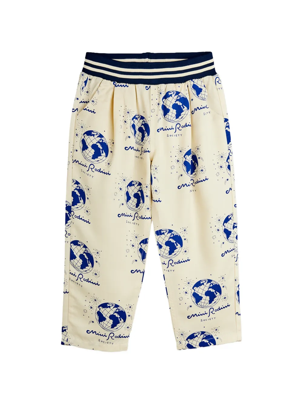 Mini Rodini print trousers - Toni neutri