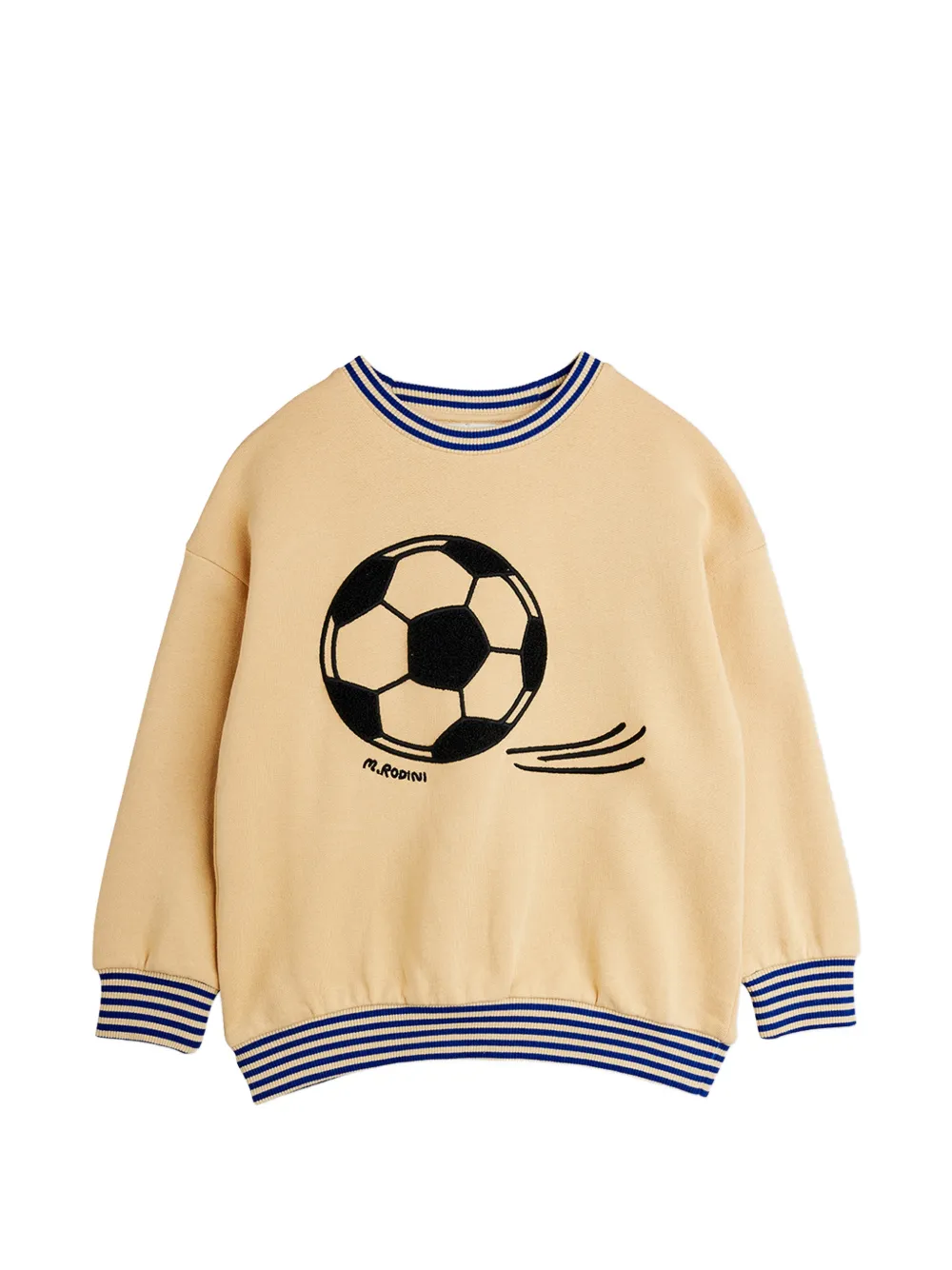 Mini Rodini football-print sweatshirt - Toni neutri