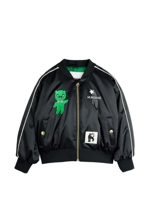 Mini Rodini appliqué bomber jacket