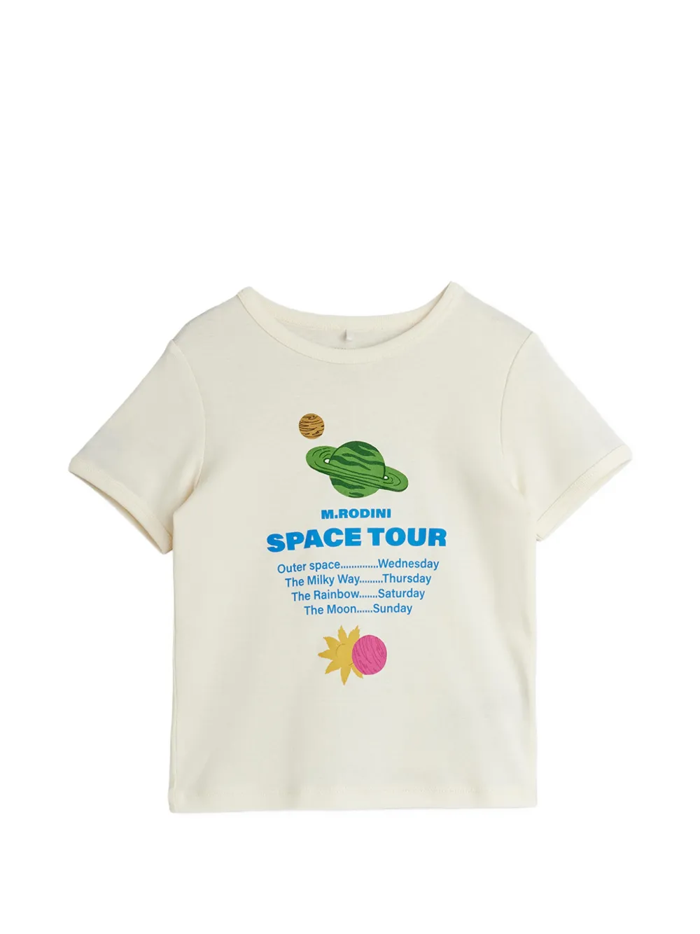 Mini Rodini cotton T-shirt - Toni neutri